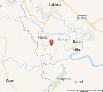 Map of Nagla Khoran, Uttar Pradesh