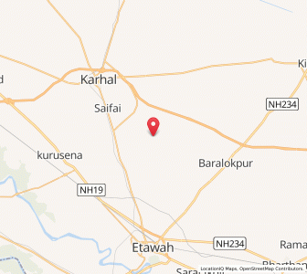 Map of Nagla Lale, Uttar Pradesh