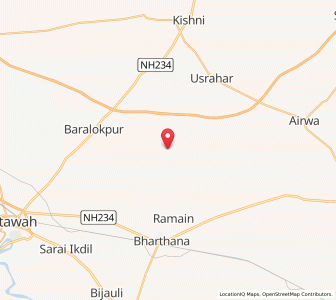 Map of Nagla Mahasingh, Uttar Pradesh