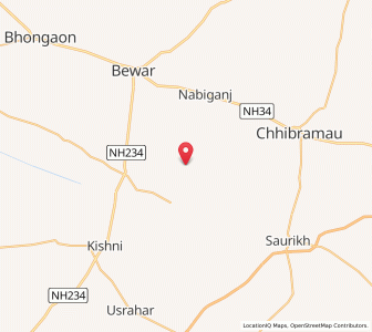 Map of Nagla Matiana, Uttar Pradesh