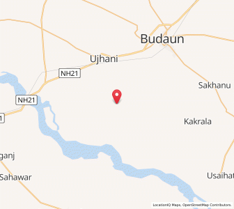 Map of Nagla Mohan, Uttar Pradesh