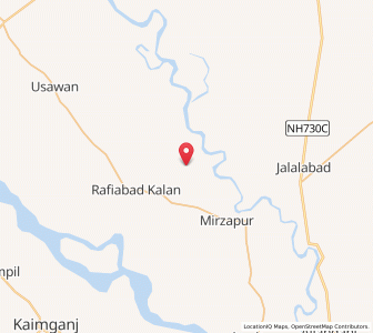 Map of Nagla Nathi, Uttar Pradesh