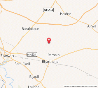 Map of Nagla Nayan, Uttar Pradesh