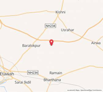Map of Nagla Pachhain, Uttar Pradesh