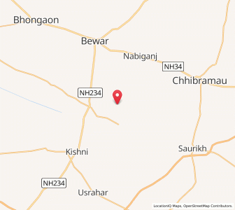Map of Nagla Pande, Uttar Pradesh