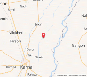 Map of Nagla Rozan, Haryana