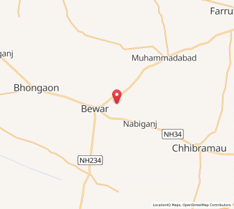 Map of Nagla Sami, Uttar Pradesh