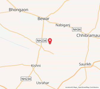 Map of Nagla Sev, Uttar Pradesh