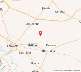 Map of Nagla Sibu, Uttar Pradesh