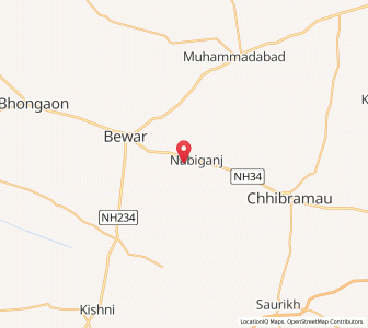 Map of Nagla Sudama, Uttar Pradesh