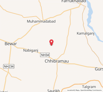 Map of Nagla Tika, Uttar Pradesh