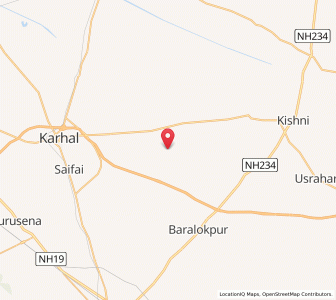 Map of Nagla Tula, Uttar Pradesh