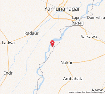 Map of Nagla, Haryana