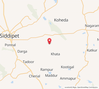 Map of Nagnur, Andhra Pradesh