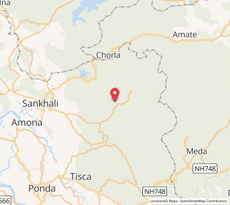Map of Nagorgao, Goa
