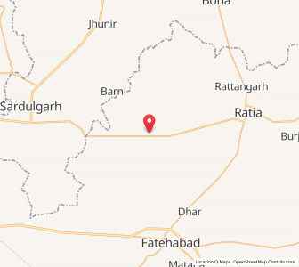 Map of Nagpur, Haryana