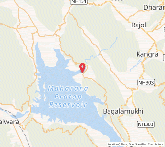 Map of Nagrota, Himachal Pradesh