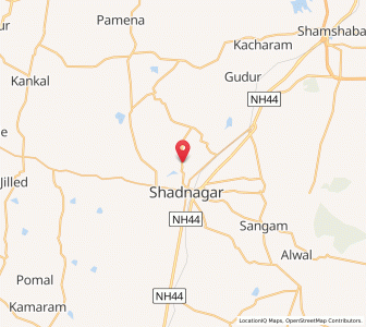 Map of Nagulapalli, Andhra Pradesh