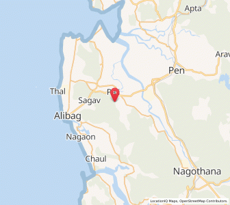 Map of Nagzan, Maharashtra