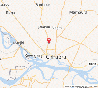 Map of Naini, Bihar