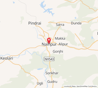 Map of Nainpur, Madhya Pradesh