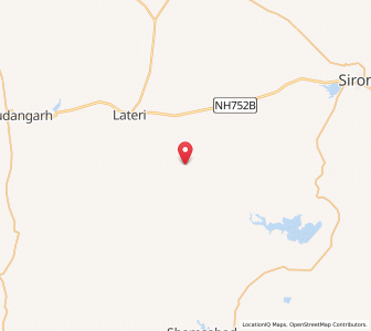 Map of Nainwas, Madhya Pradesh