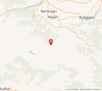 Map of Nakawas, Kashmir