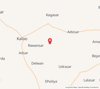 Map of Nakodesar, Rajasthan