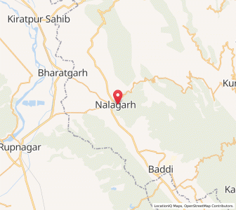 Map of Nalagarh, Himachal Pradesh