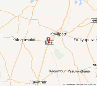 Map of Nalaitinputtur, Mizoram