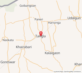 Map of Nalbari, Assam