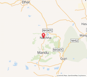 Map of Nalcha, Madhya Pradesh