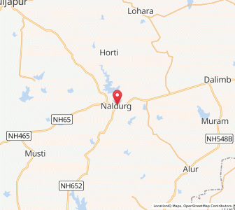 Map of Naldurg, Maharashtra