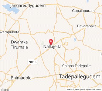 Map of Nallejerla, Andhra Pradesh