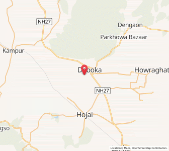 Map of Nam Dabaka, Assam