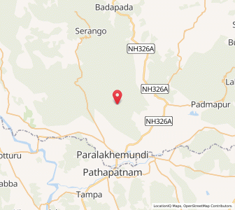 Map of Namanagarh, Odisha