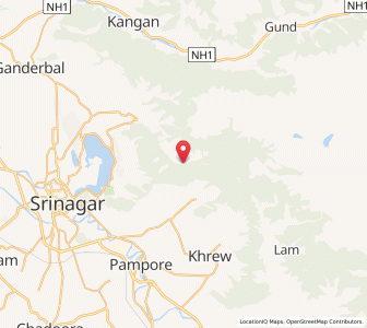 Map of Nambalan, Kashmir