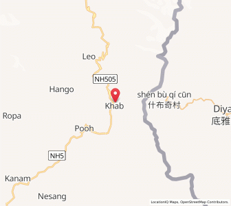 Map of Namgia, Himachal Pradesh