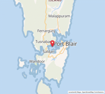 Map of Namunaghar, Andaman and Nicobar Islands