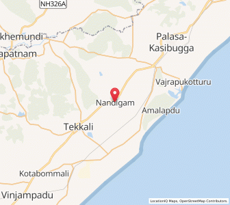 Map of Nandigam, Andhra Pradesh