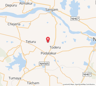 Map of Nandivaya, Andhra Pradesh