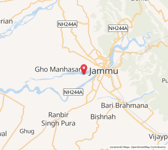 Map of Nandpur Gujran, Kashmir