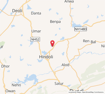 Map of Nandpura, Rajasthan