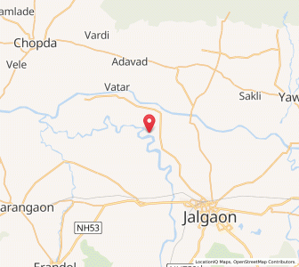 Map of Nandra Buzurg, Maharashtra