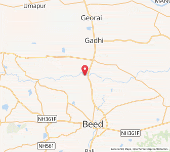 Map of Nandur, Maharashtra