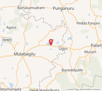 Map of Nangli, Karnataka