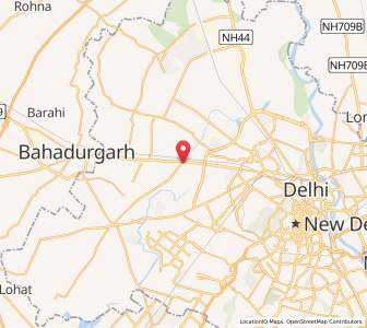 Map of Nangloi Jat, NCT