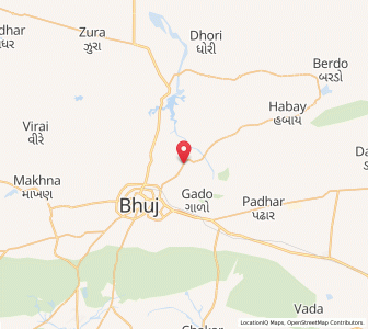 Map of Nangor, Gujarat