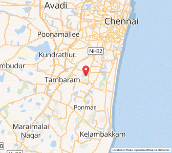 Map of Nanmangalam, Tamil Nadu