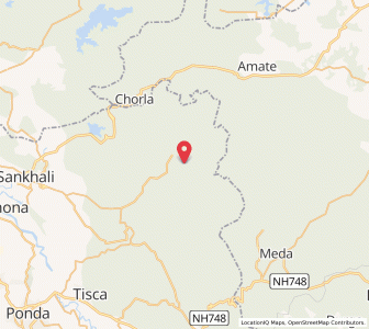 Map of Nanodem, Goa